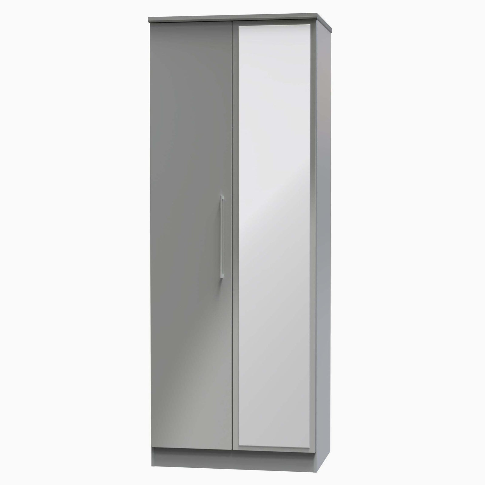 Portland Tall Double Mirror Wardrobe - Tall Double Mirror Wardrobe Sterling Home 13