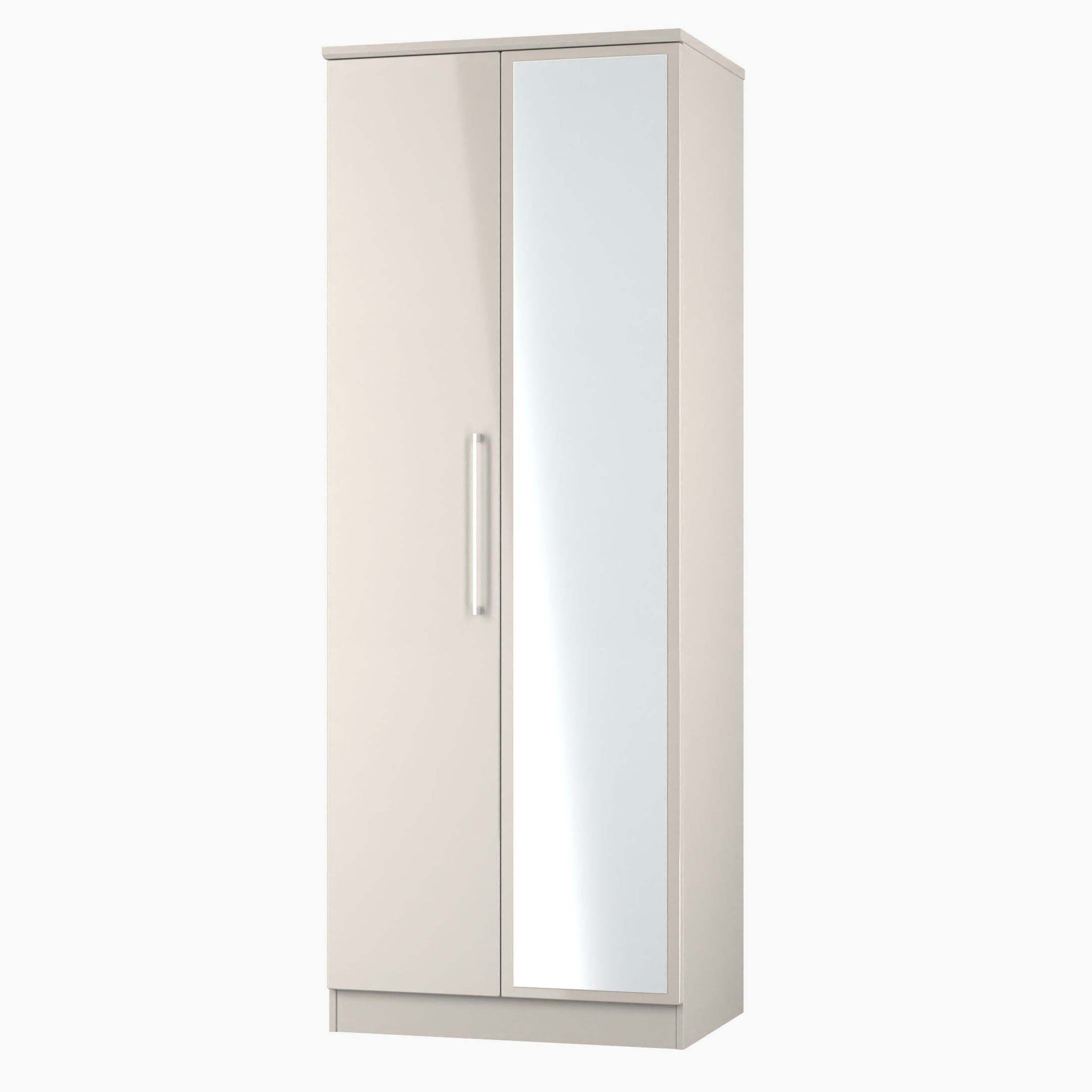 Portland Mirror Wardrobe - Tall Double Mirror Wardrobe Sterling Home 8