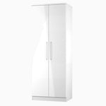 Portland Wardrobe - Tall Plain Double Wardrobe Sterling Home 3