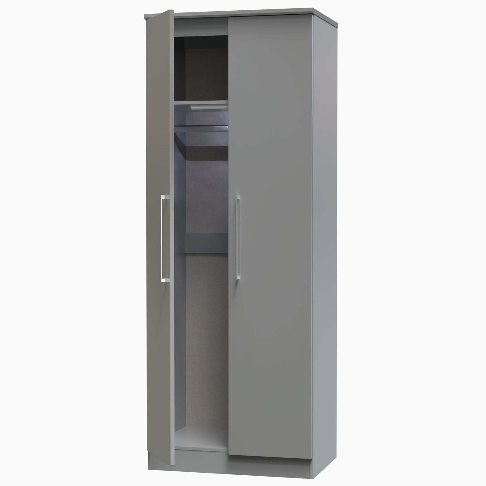 Portland Tall Plain Double Wardrobe - Tall Plain Double Wardrobe Sterling Home 15