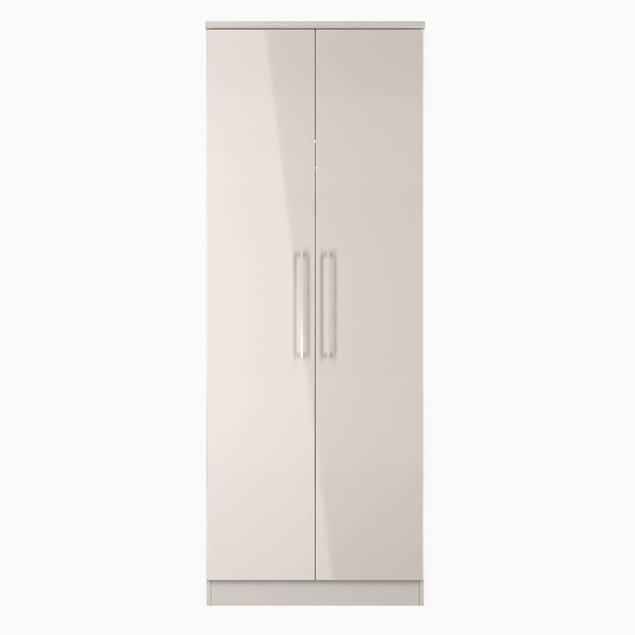 Portland Wardrobe - Tall Plain Double Wardrobe Sterling Home KGK - Kashmir Gloss & Kashmir 7