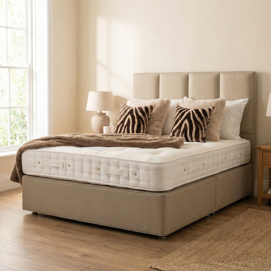 Hypnos Legacy Posture Support Divan Set - P/T Divan Set 180 x 200cm Z&L - Super King Zip & Link Sterling Home 2