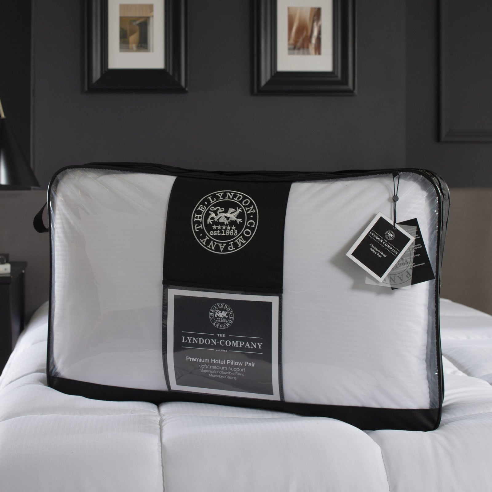 Premium Hotel Pillow Pair - Premium Hotel Pillow Pair Sterling Home 1