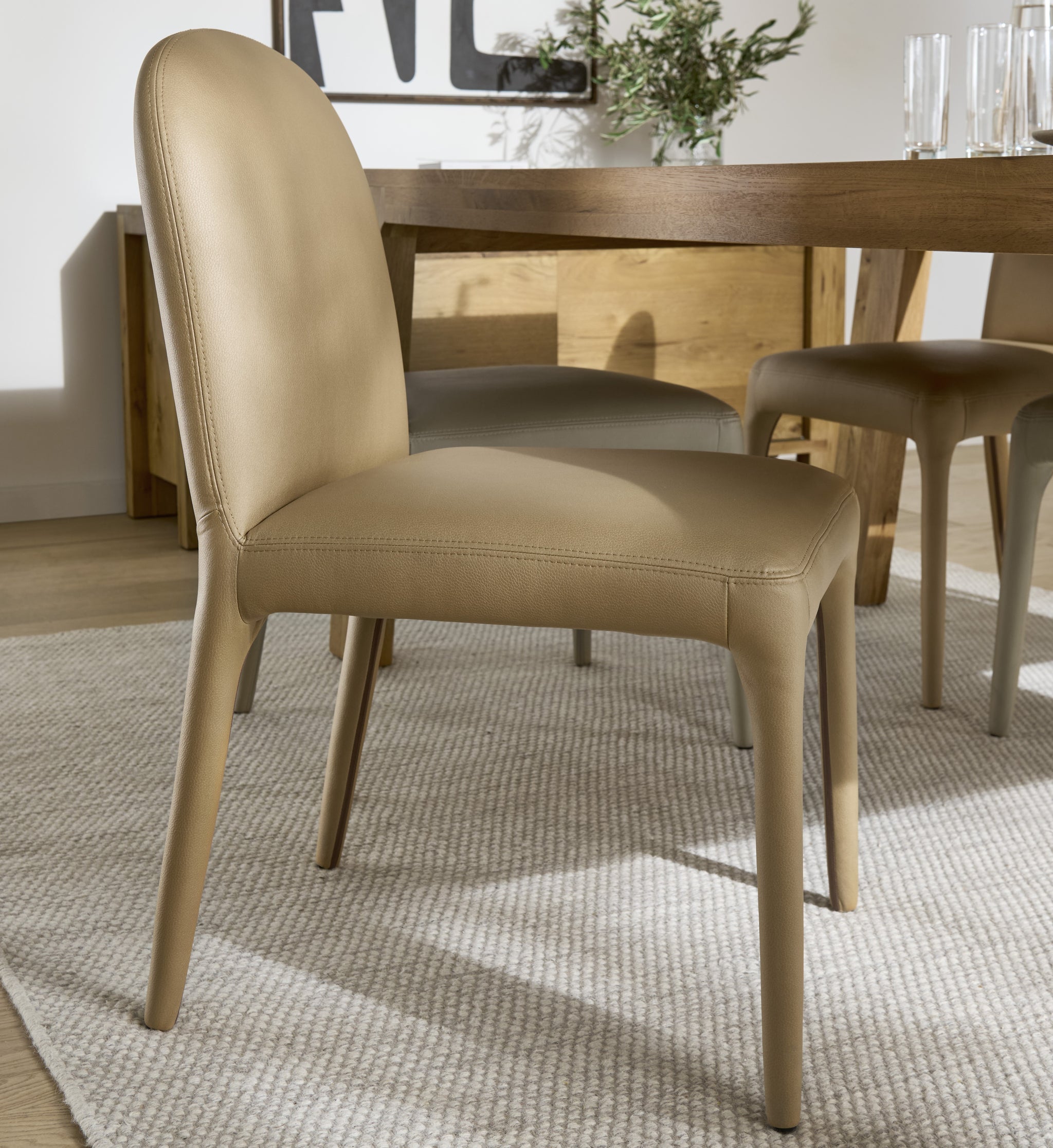 Iris Dining Table & 6 Dining Chairs Set Sterling Home 4