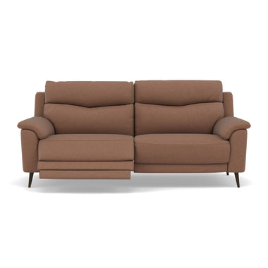 Revel 3 Seater Recliner Sofa - 2.5 Seater Sofa with 2 Power Recliners Fabric - Power Recliner with USB 3 Seater Sofas Sterling Home 8 BFA-BLJ-04 TOBACCO