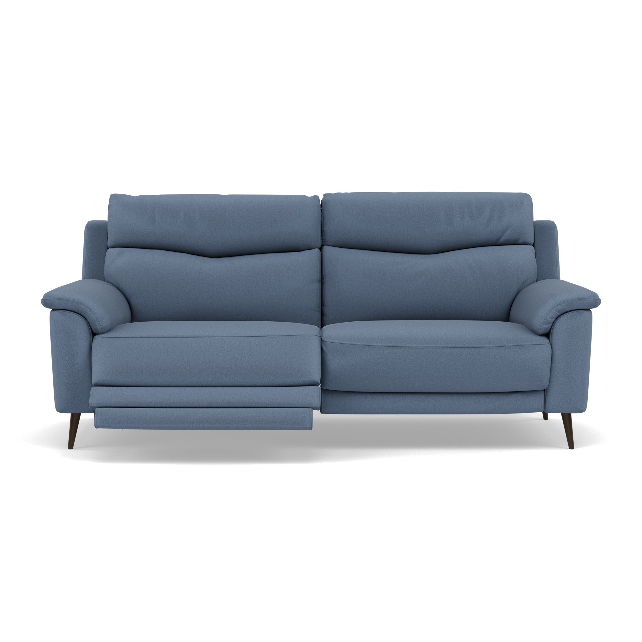 Revel 3 Seater Recliner Sofa - 2.5 Seater Sofa with 2 Power Recliners Fabric - Power Recliner with USB 3 Seater Sofas Sterling Home 13 BFA-MAD-08 PACIFIC BLUE