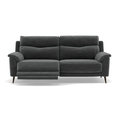 Revel 3 Seater Recliner Sofa - 2.5 Seater Sofa with 2 Power Recliners Fabric - Power Recliner with USB 3 Seater Sofas Sterling Home 16 FAB-MEG-20 PEWTER