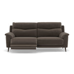 Revel 3 Seater Recliner Sofa - 2.5 Seater Sofa with 2 Power Recliners Fabric - Power Recliner with USB 3 Seater Sofas Sterling Home 15 FAB-MEG-51 DK TAUPE