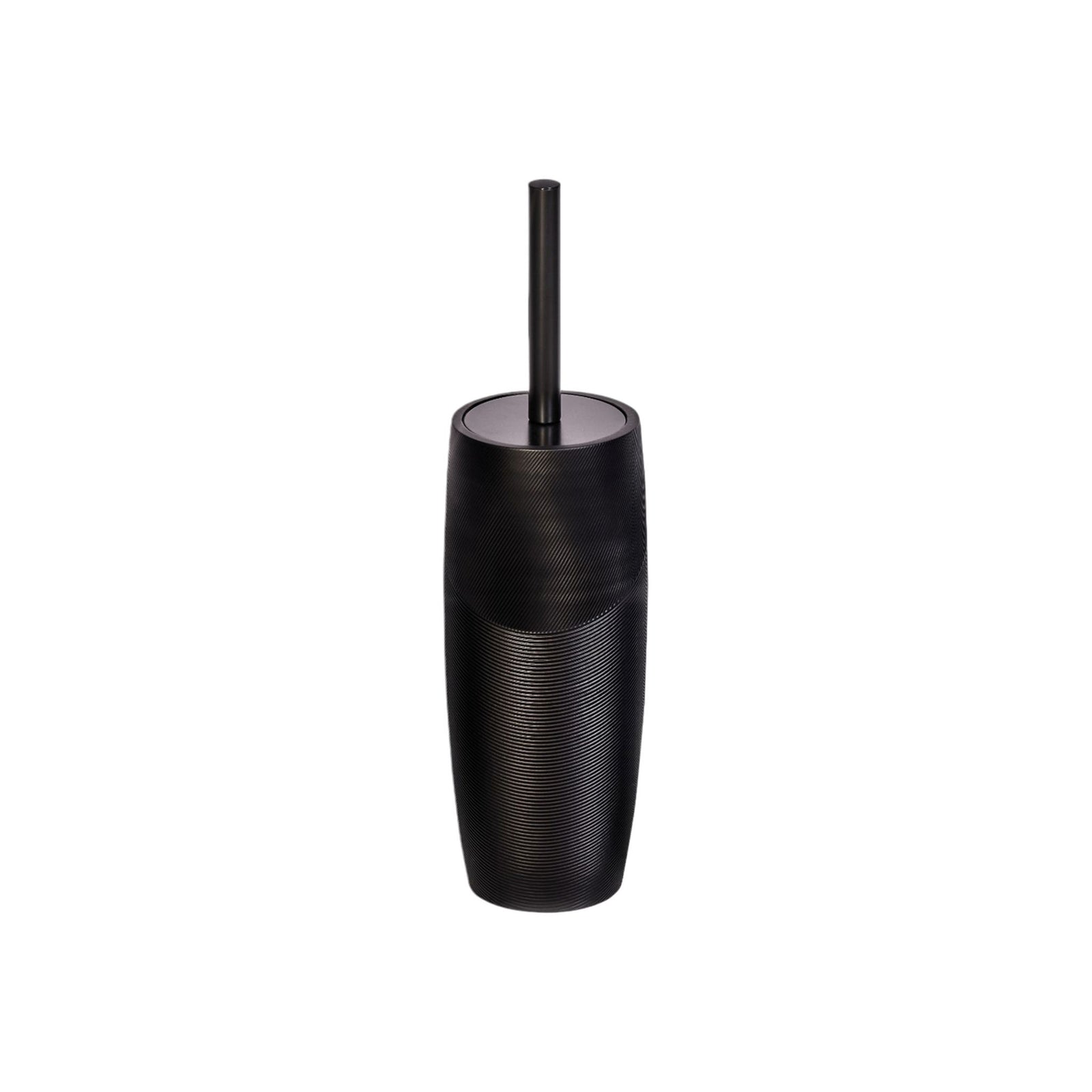 Ripple Black Toilet Brush & Holder - Ripple Black Toilet Brush & Holder