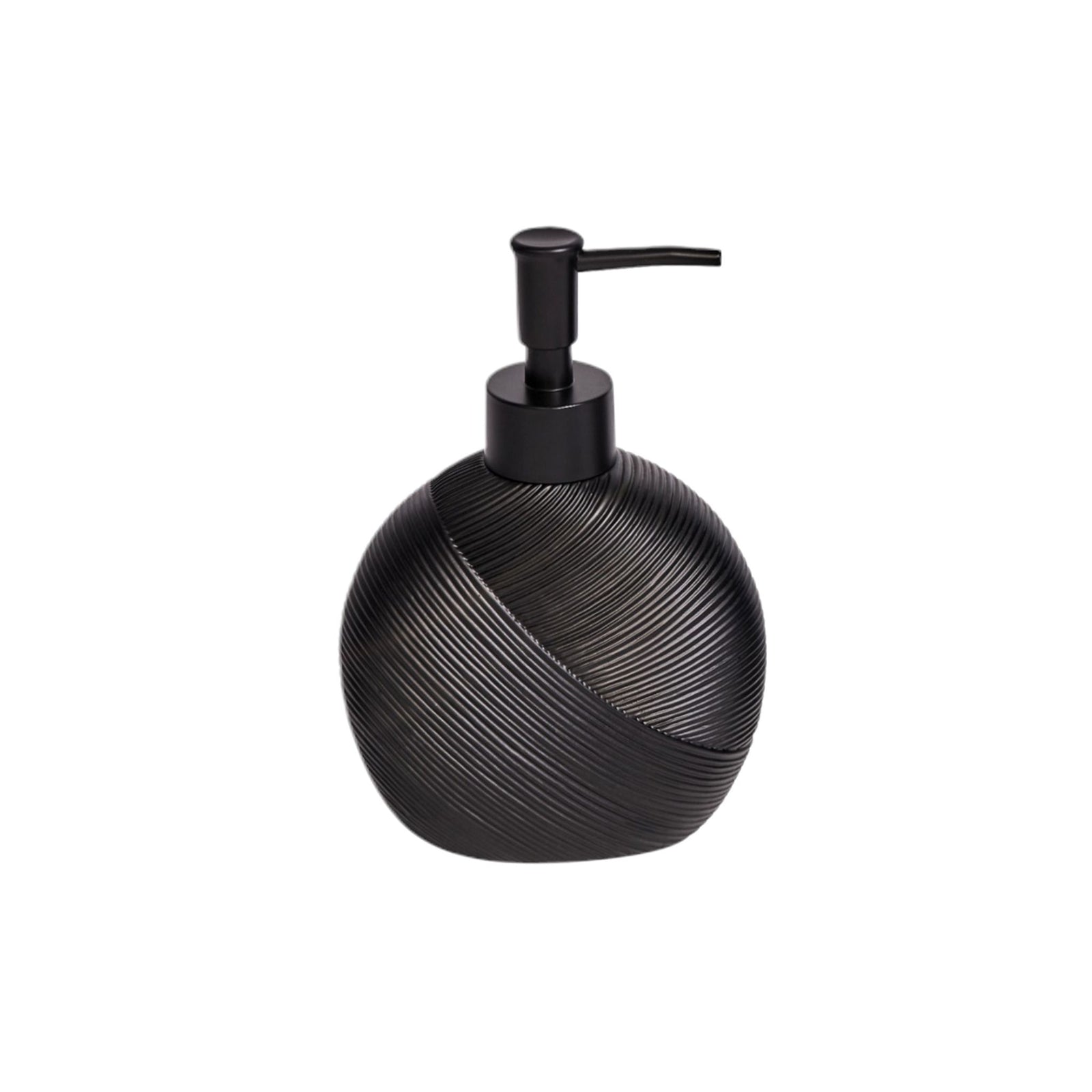 Ripple Black Liquid Soap Dispenser - Ripple Black Liquid Soap Dispenser
