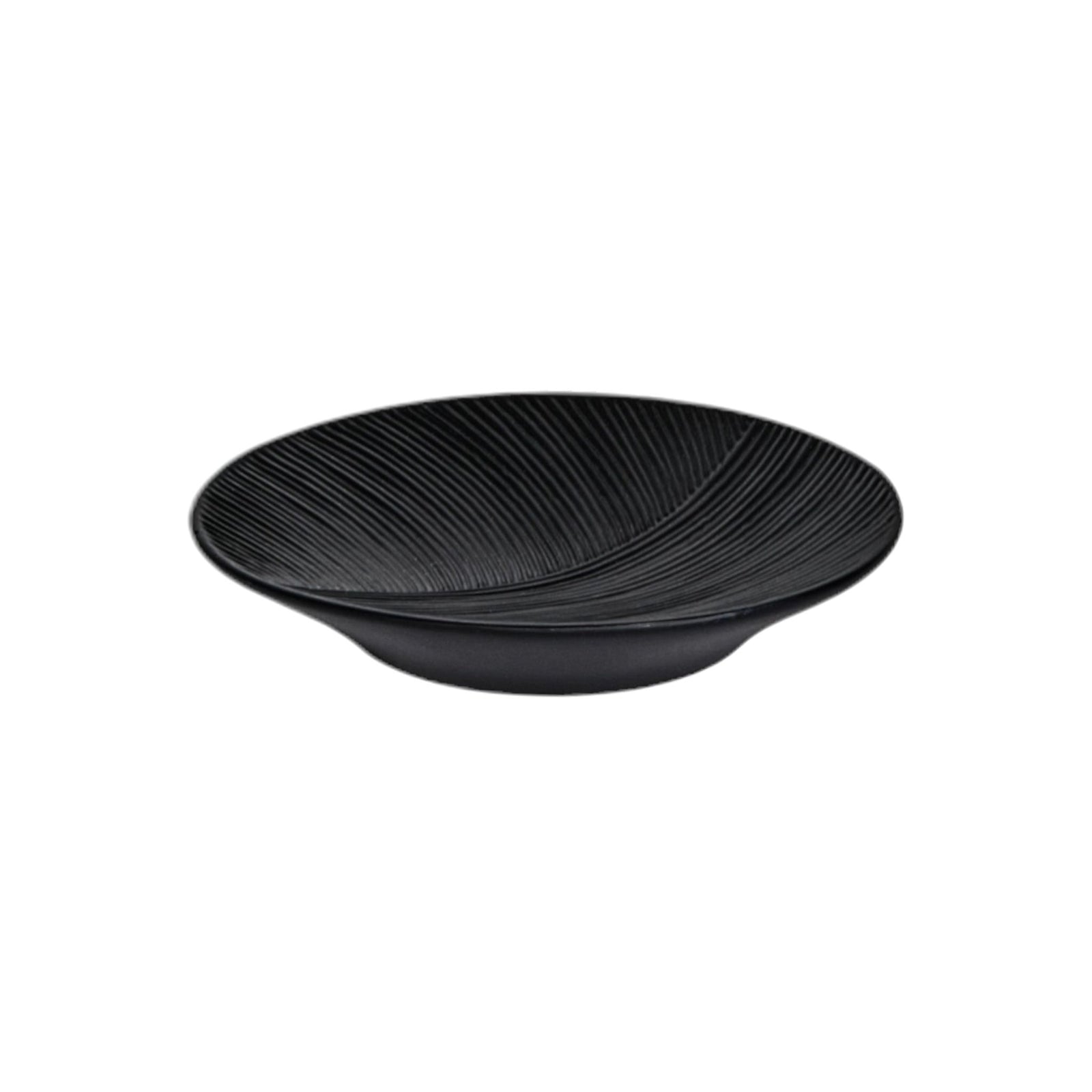 Ripple Black Soap Dish - Ripple Black Soap Dish