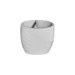 Ripple White Toothbrush Holder - Ripple White Toothbrush Holder