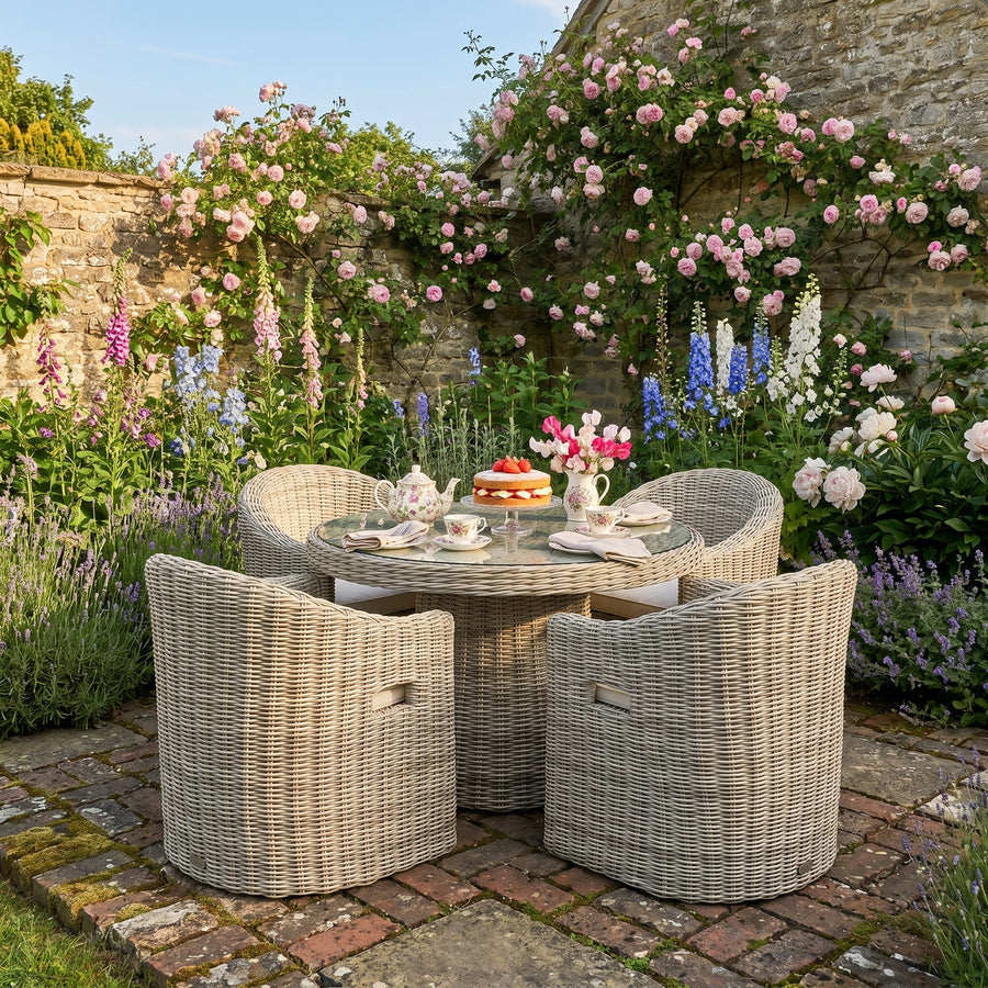 Ragusa 4 Seater Dining Set Dining Sets Sterling Home 1