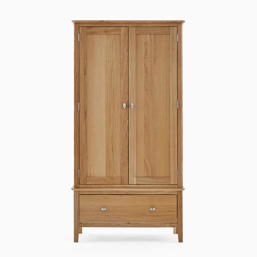 Bexley Double Wardrobe - Double Wardrobe Oak