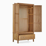 Bexley Double Wardrobe - Double Wardrobe Oak