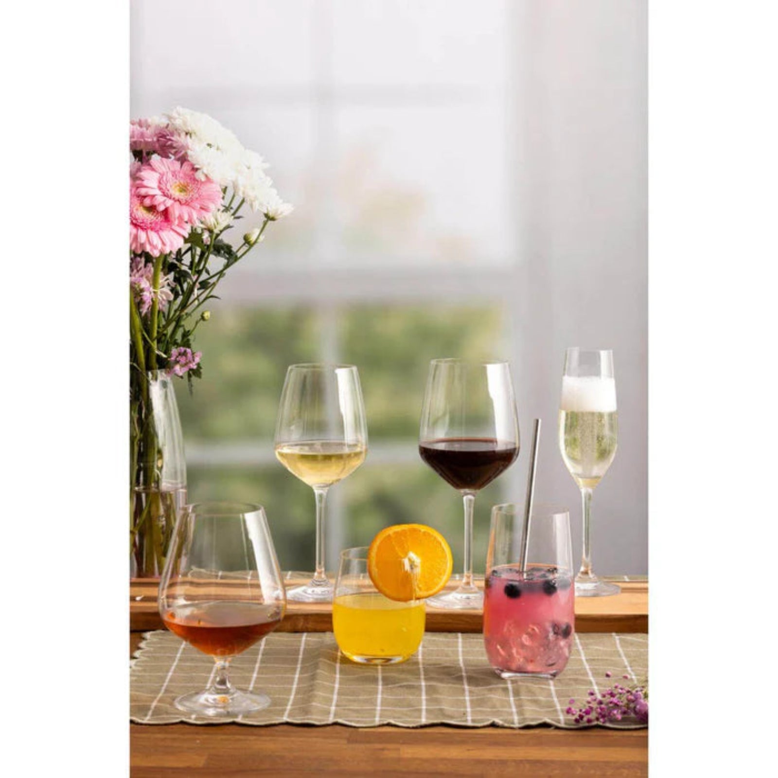 Rav Kings Flute Set Of 4 20Cl Sterling Home 1