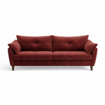 Zara 4 Seater Sofa - 4 Seater Sofa Sterling Home 7 Plush Oxblood