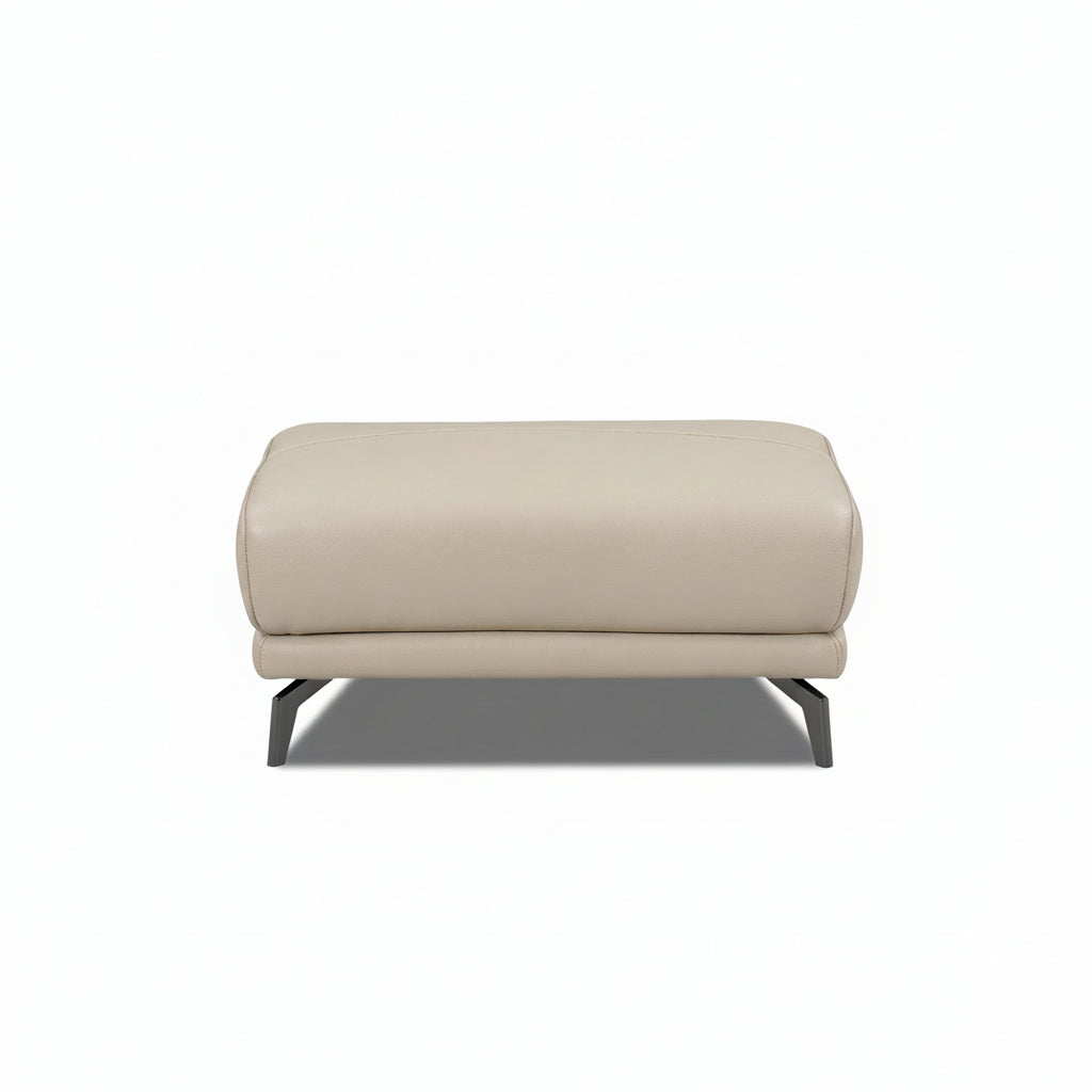 Reno Rectangular Footstool - Rectangular Footstool A Cat 20S Sterling Home 11 BXS-041E SILVER GREY