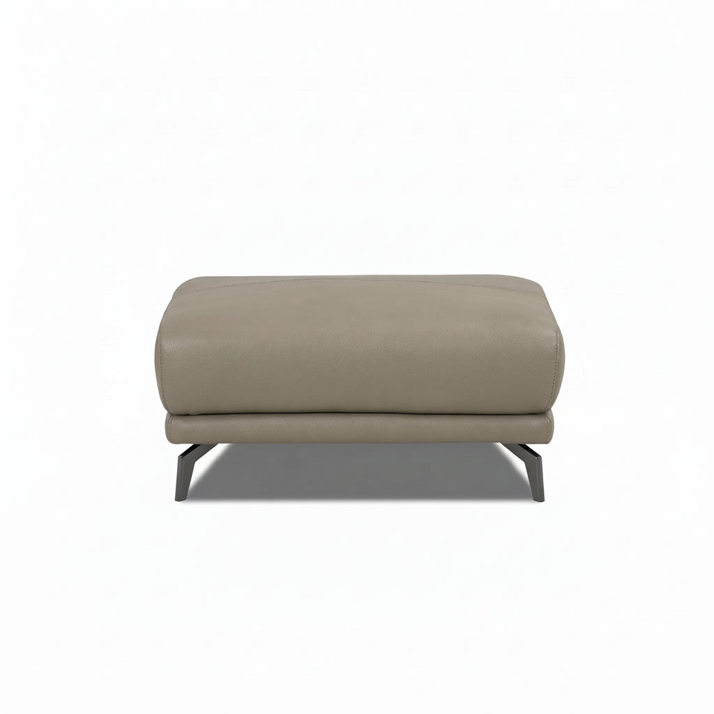 Reno Rectangular Footstool - Rectangular Footstool A Cat 20S Sterling Home 7 BXS-039C PEBBLE