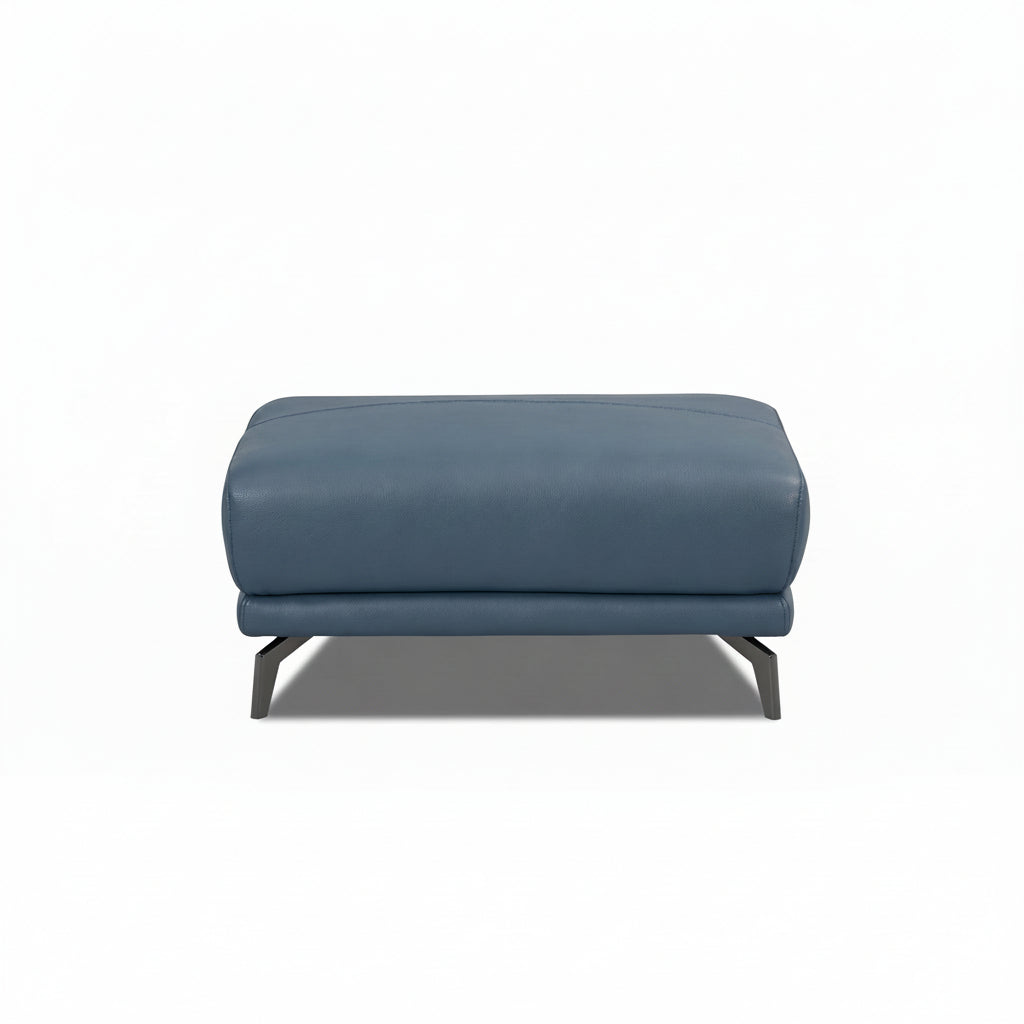 Reno Rectangular Footstool - Rectangular Footstool A Cat 20S Sterling Home 5 BXS-313E Ocean Blue