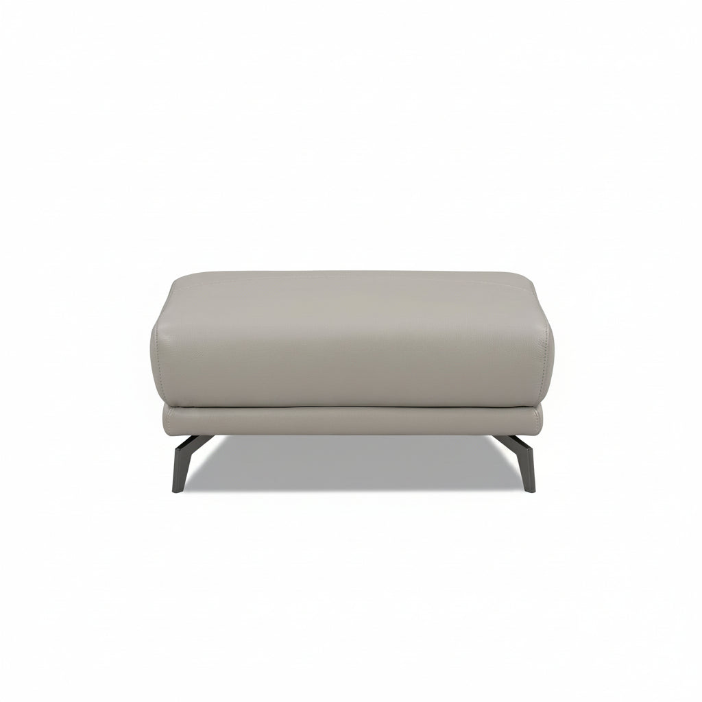 Reno Rectangular Footstool - Rectangular Footstool A Cat 20S Sterling Home 13 BXS-251E GREY