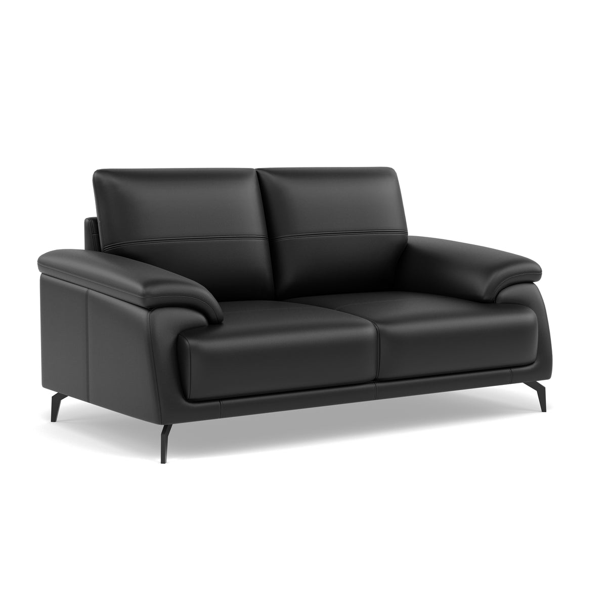 Reno 2 Seater Sofa  - 2 Seater Cat 20S — BXS-023C BLACK, gallery image 1