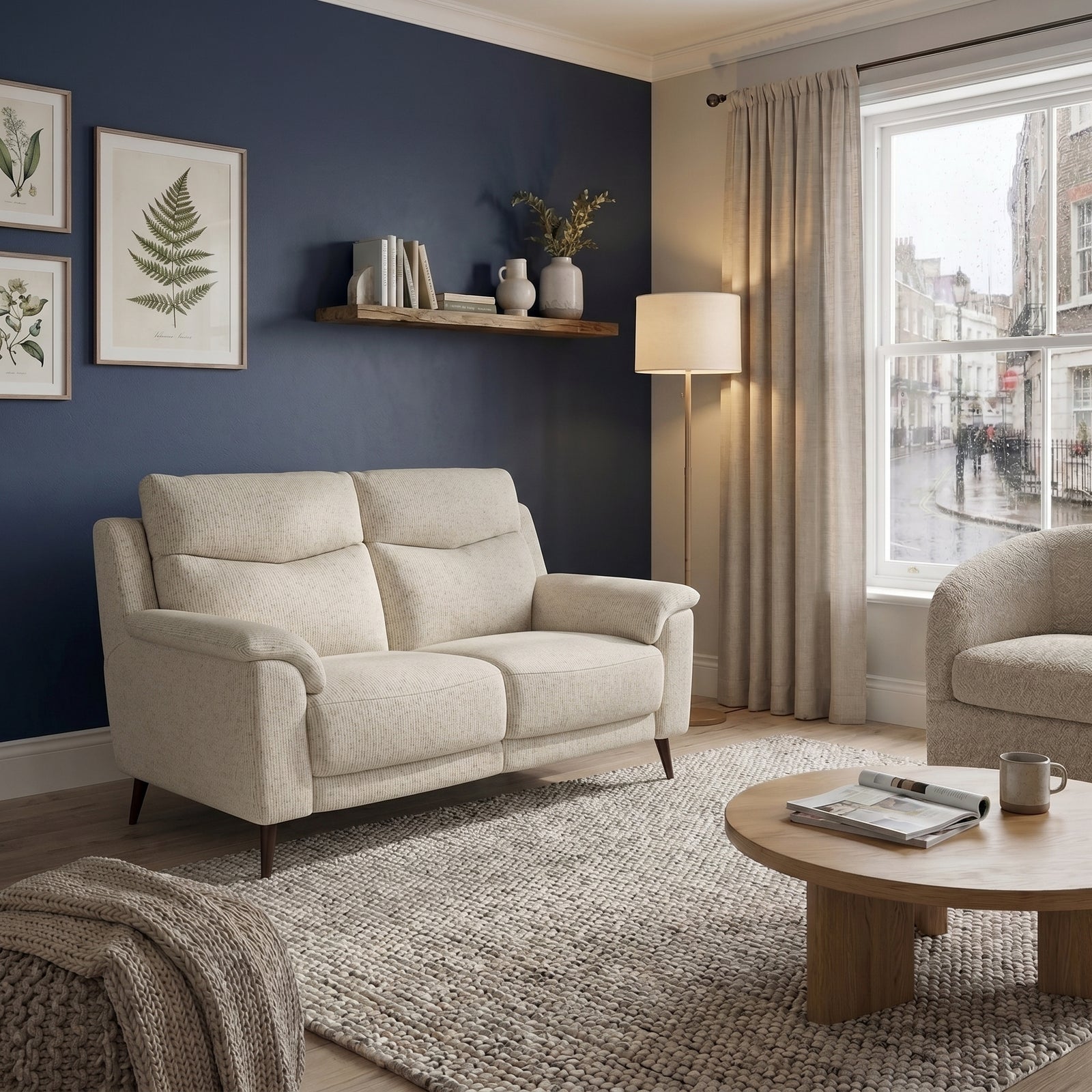 Revel 2 Seater Sofa - 2 Seater Sofa Fabric Sterling Home 2