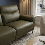 Revel 2 Seater Recliner Sofa - 2 Seater Sofa with 2 Power Recliners Fabric - Power Recliner with USB 2 Seater Sofas Sterling Home 4