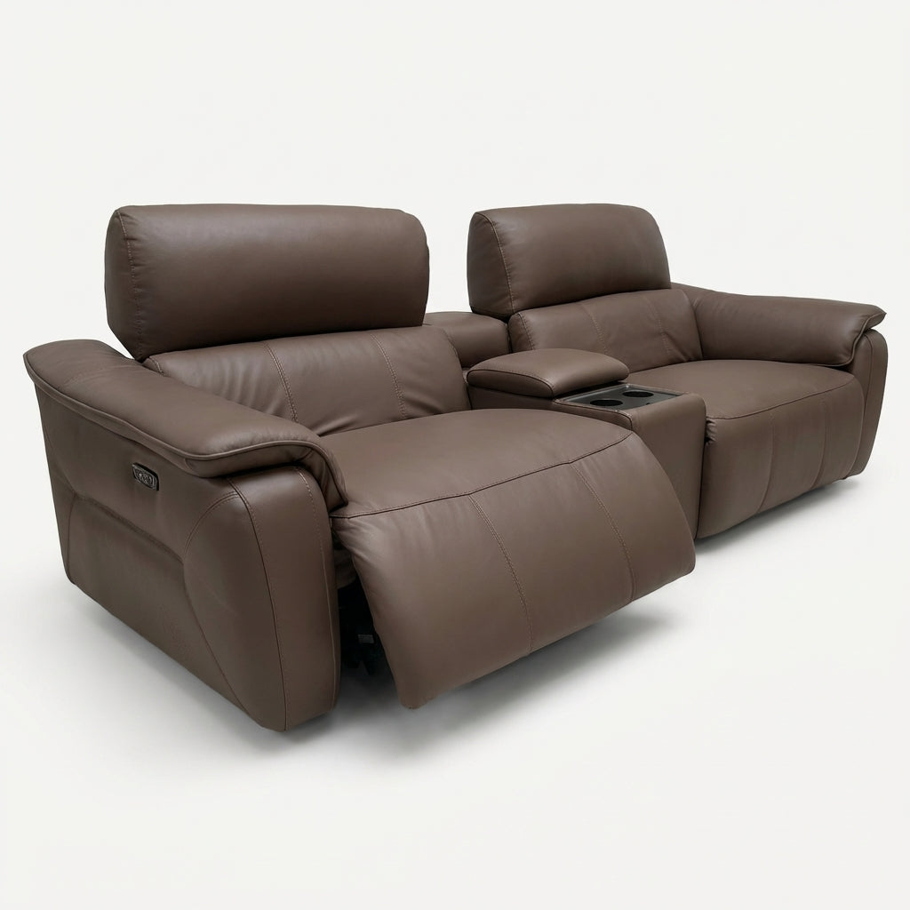 Rialto Media 3 Seater Sofa - Media 3 Seater Sofa CAT30F - Power Recliner with USB 3 Seater Sofas Sterling Home 3