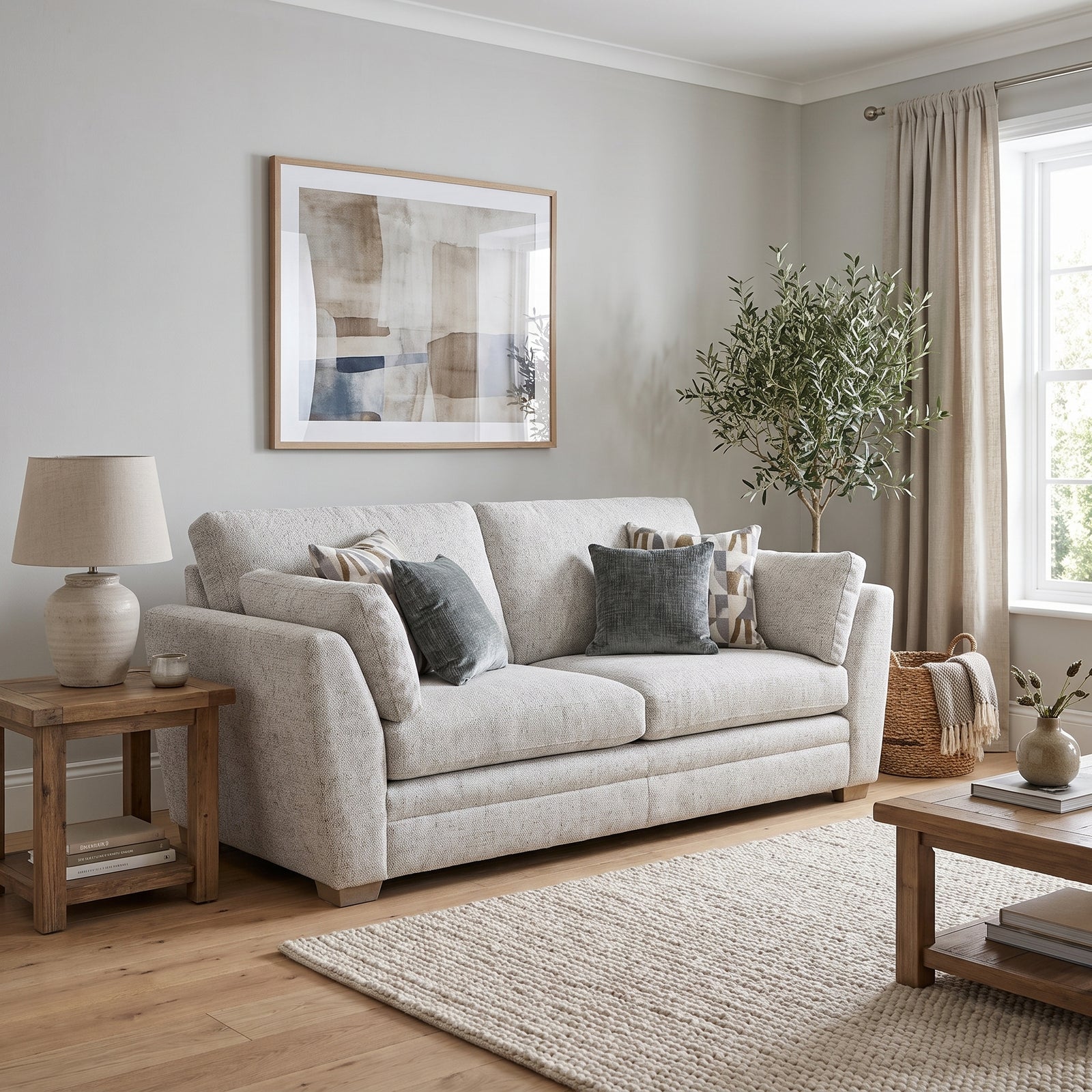 Riva 4 Seater Sofa - Grand Sofa Grade C Sterling Home 2