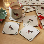 Robin Retreat Coasters Set of 4 - Robin Retreat Coasters Set of 4 Sterling Home 1