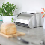 Brabantia Bread Bin Roll Top Matt Steel Sterling Home 2