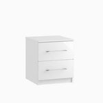 Roma 2 Drawer Bedside Cabinet - 2 Drawer Bedside - Wooden Sterling Home 1