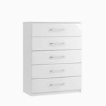 Roma 5 Drawer Cabinet - 5 Drawer Chest - Metal Sterling Home 1