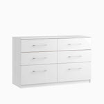 Roma 6 Drawer Twin Cabinet - 6 Drawer Twin Chest - Wooden Sterling Home 1