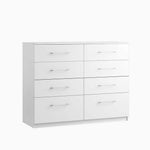 Roma 8 Drawer Cabinet - 8 Drawer Twin Chest - Wooden Sterling Home 1