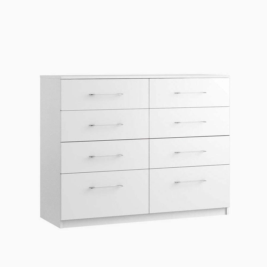 Roma 8 Drawer Cabinet - 8 Drawer Twin Chest - Wooden Sterling Home 1