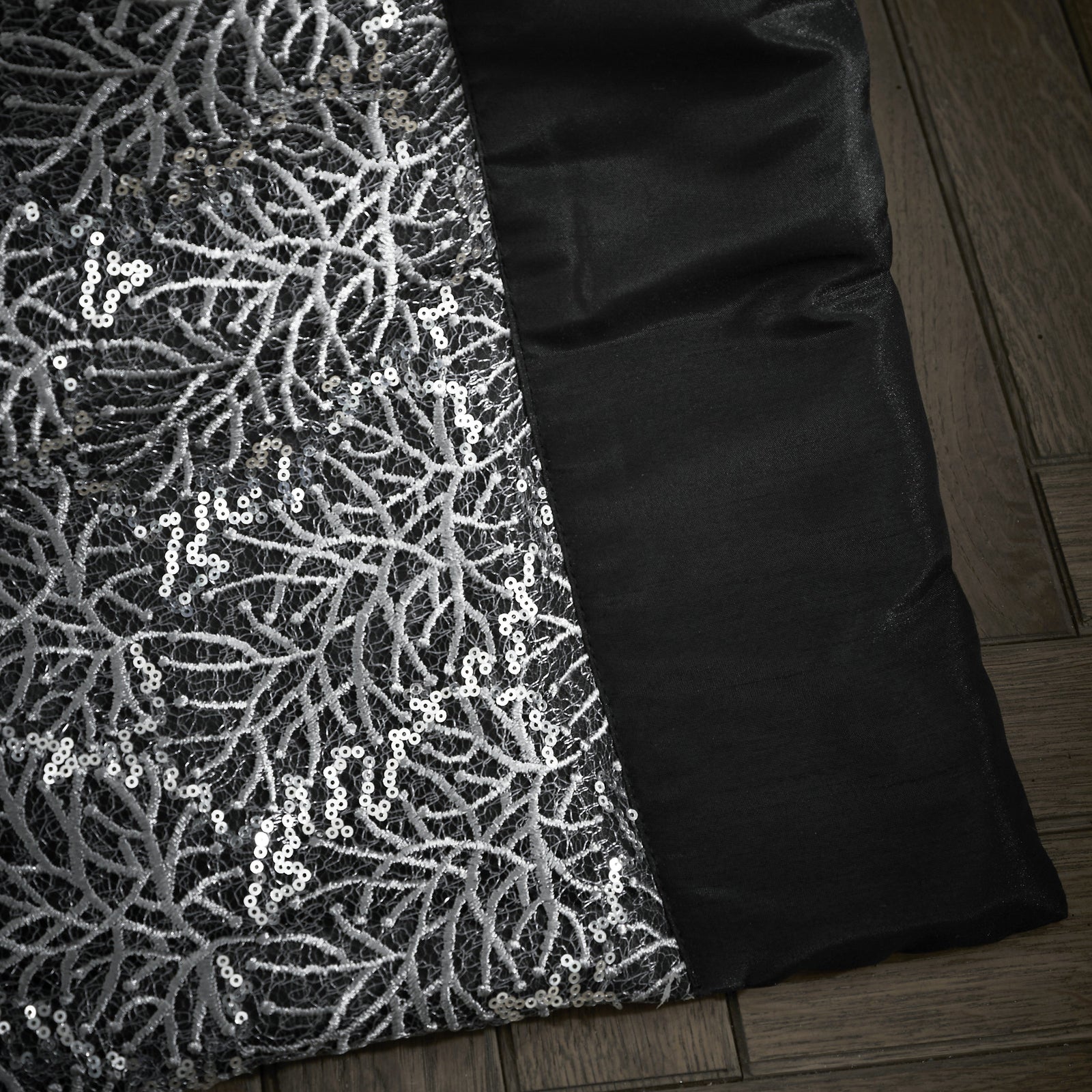 Rouen Black Runner - SALE Rouen Runner Black Sterling Home 3