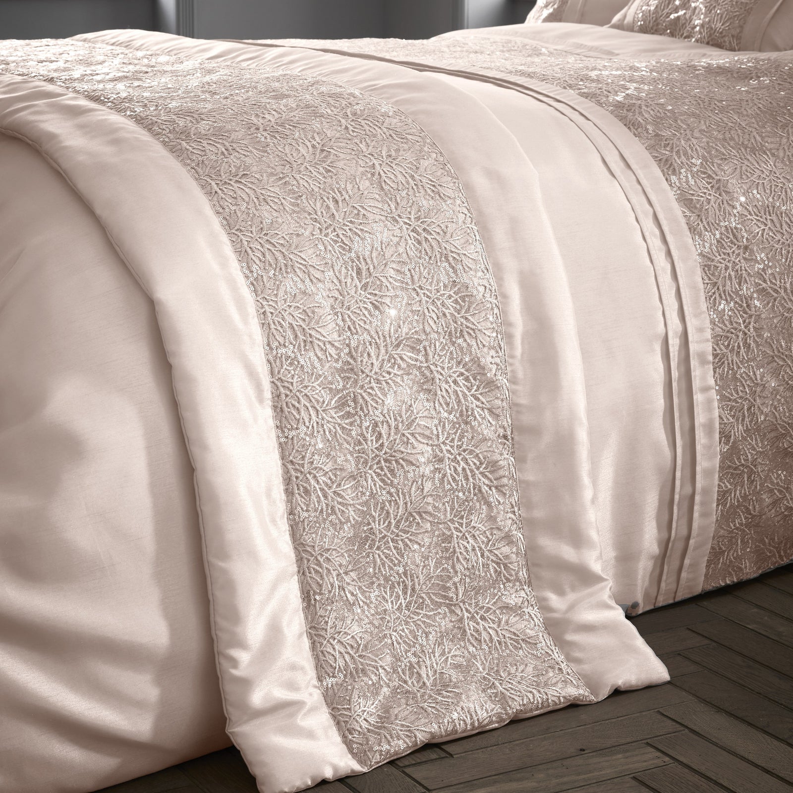 Rouen Pink Runner - SALE Rouen Runner Blush Sterling Home 1