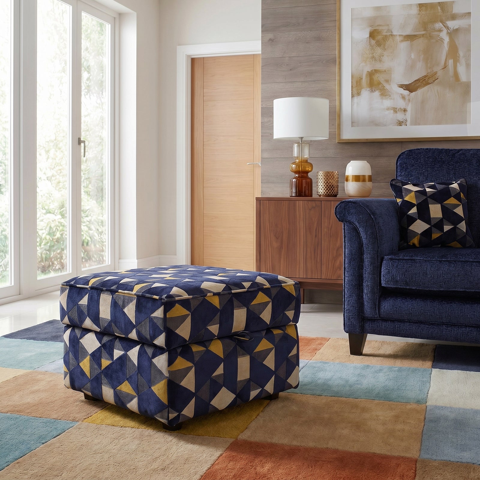Rutland Storage Footstool - Storage Stool Grade F Footstools Sterling Home 2