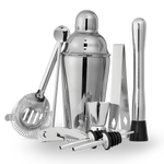 10 Piece Stainless Steel Cocktail Set - Cocktail Set Stainless Steel 10 Pce Sterling Home 2