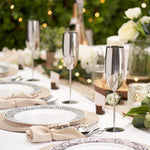 Silver Champagne Flutes 2 Pack - Champagne Flutes Silver 2 Pack Sterling Home 4