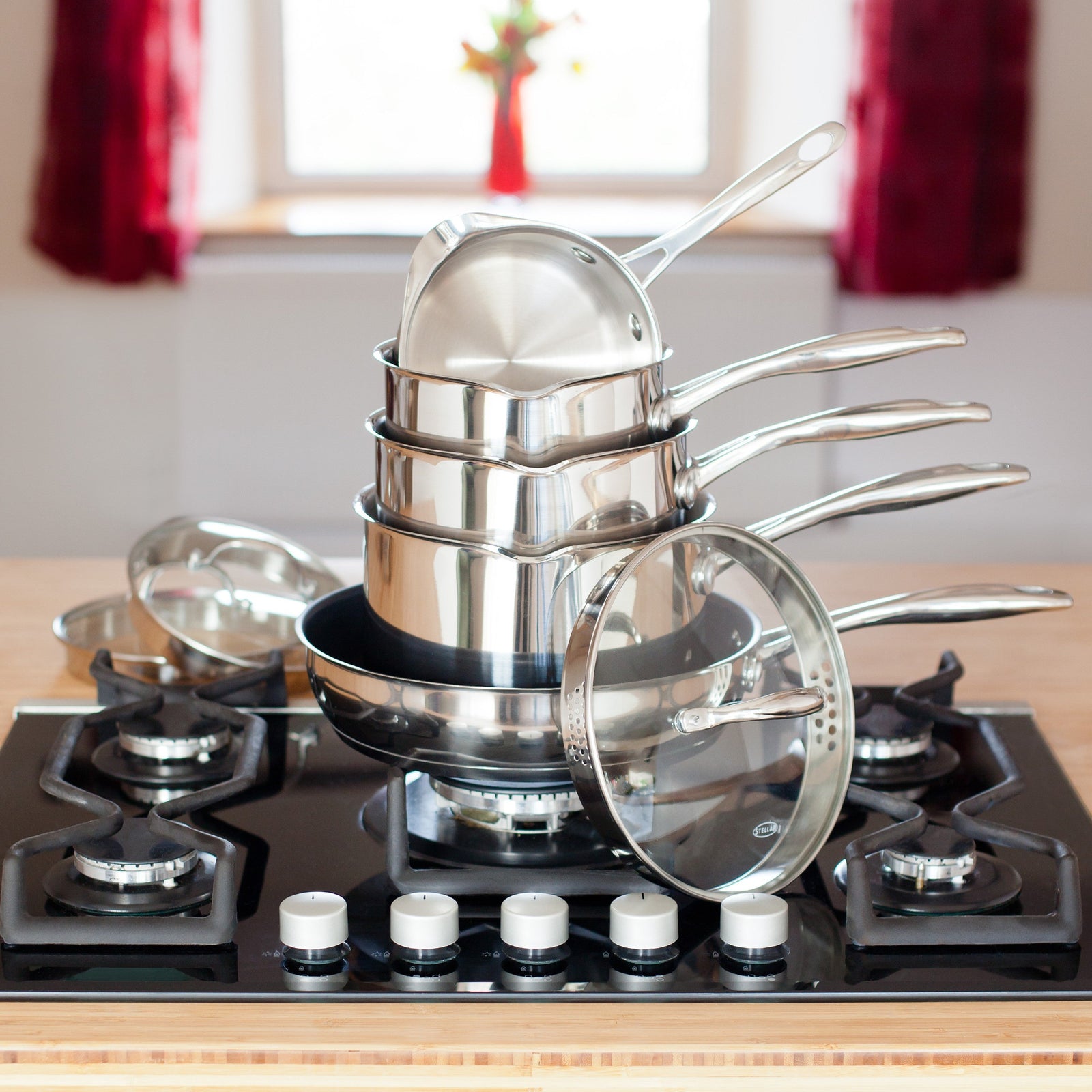 Stellar Profile 5 Piece Saucepan Set - Stellar Profile Saucepan 5Pce Sterling Home 3