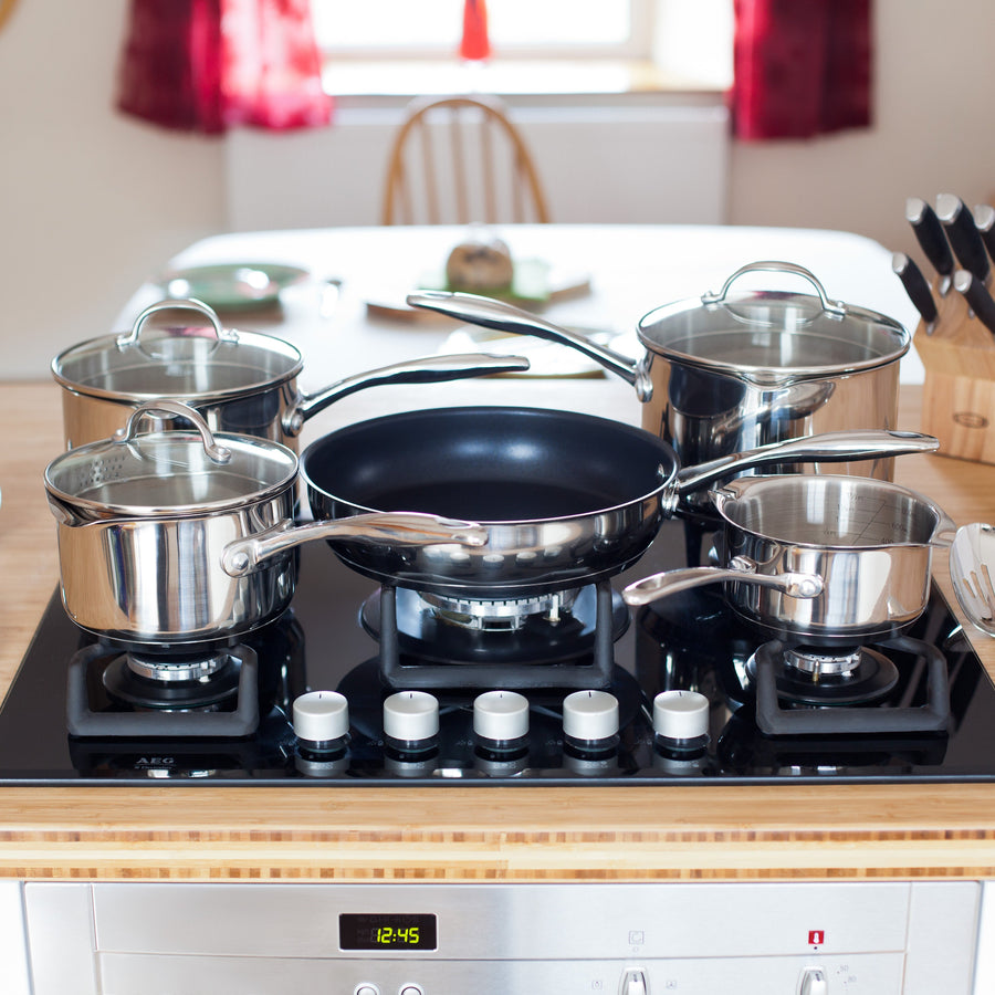 Stellar Profile 5 Piece Saucepan Set