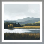 Morning Mist On The Lake Framed Print - Morning Mist On The Lake Framed Print Sterling Home 1