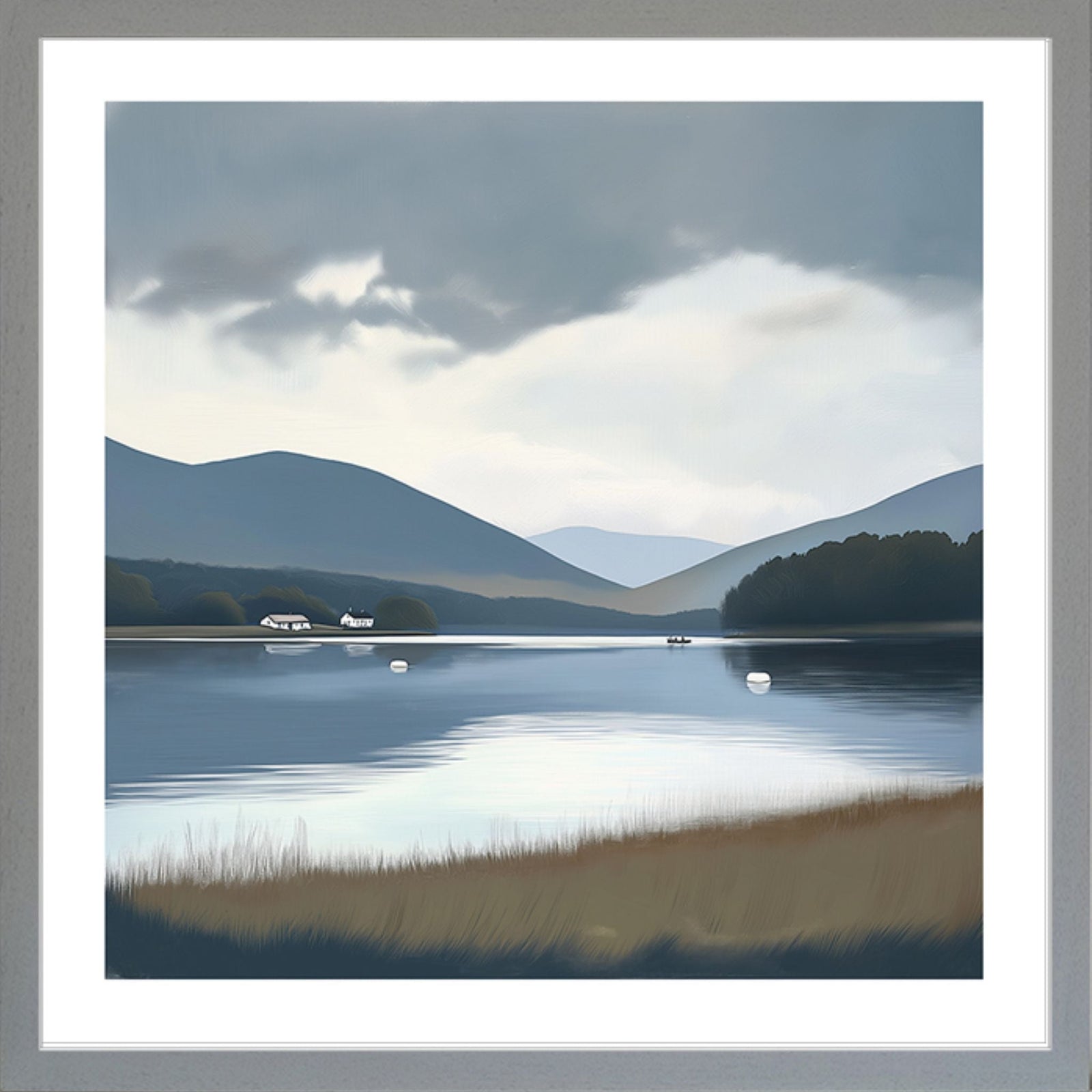 Hillside Reflections Framed Print - Hillside Reflections Framed Print Sterling Home 1