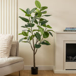 Real Touch Rubber Tree 150CM - 150CM Real Touch Rubber Tree