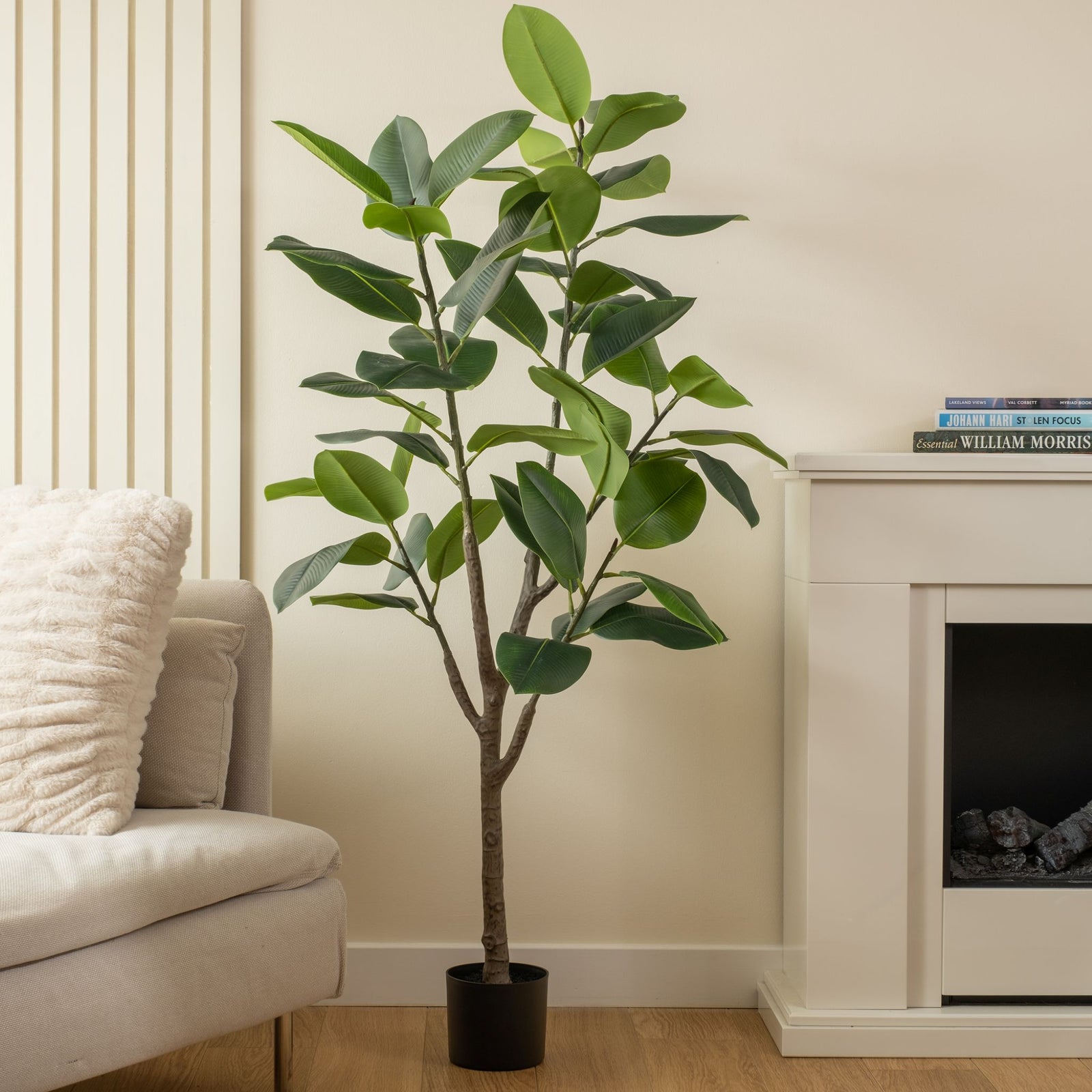 Real Touch Rubber Tree 150CM - 150CM Real Touch Rubber Tree