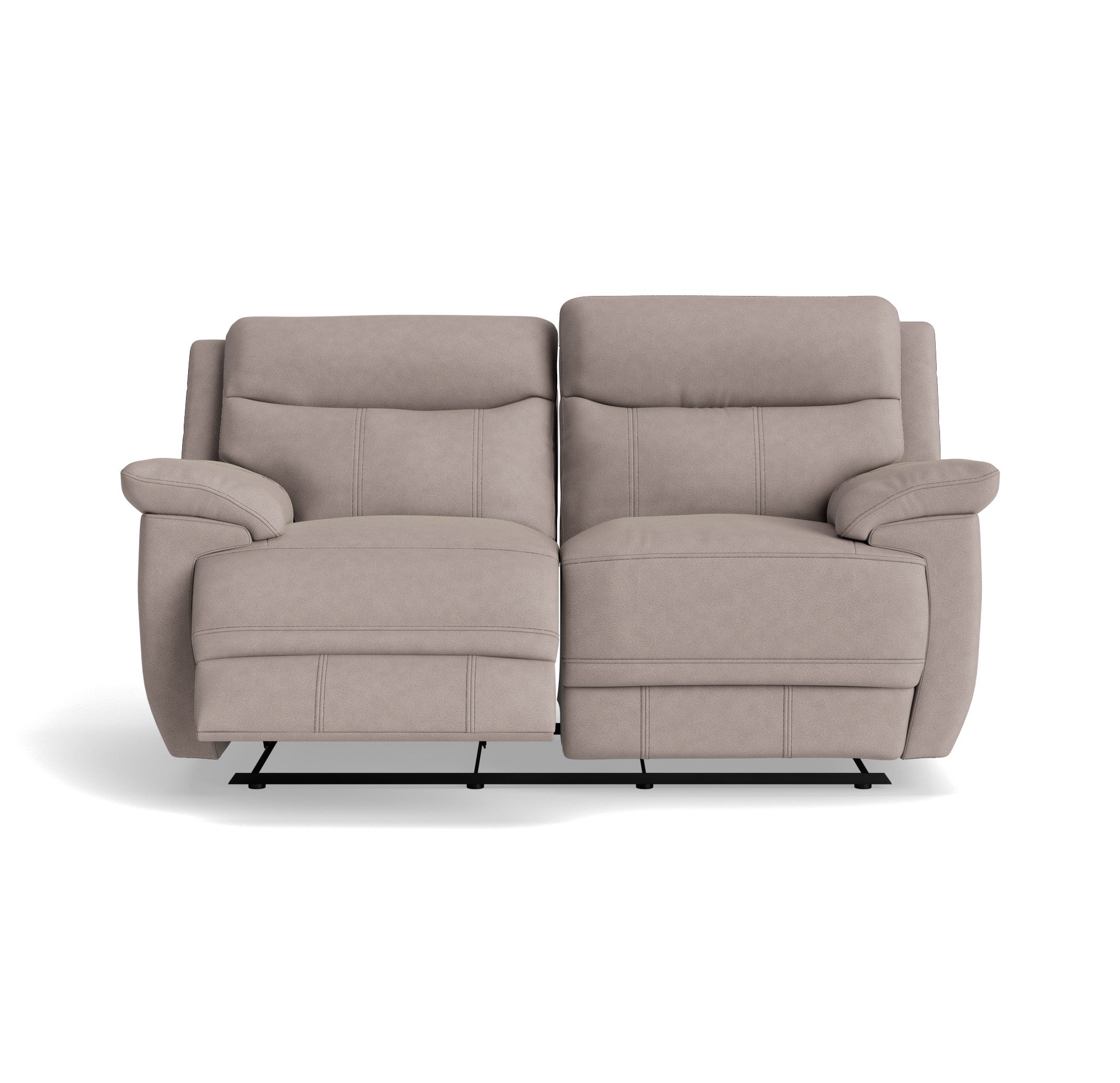 Tranquil 2 Seater Recliner Sofa - 2 Seater Sofa 2 Manual Recliners Fabric - Manual Recliner 2 Seater Sofas Sterling Home 6 BFA-BLJ-22 DOVE GREY