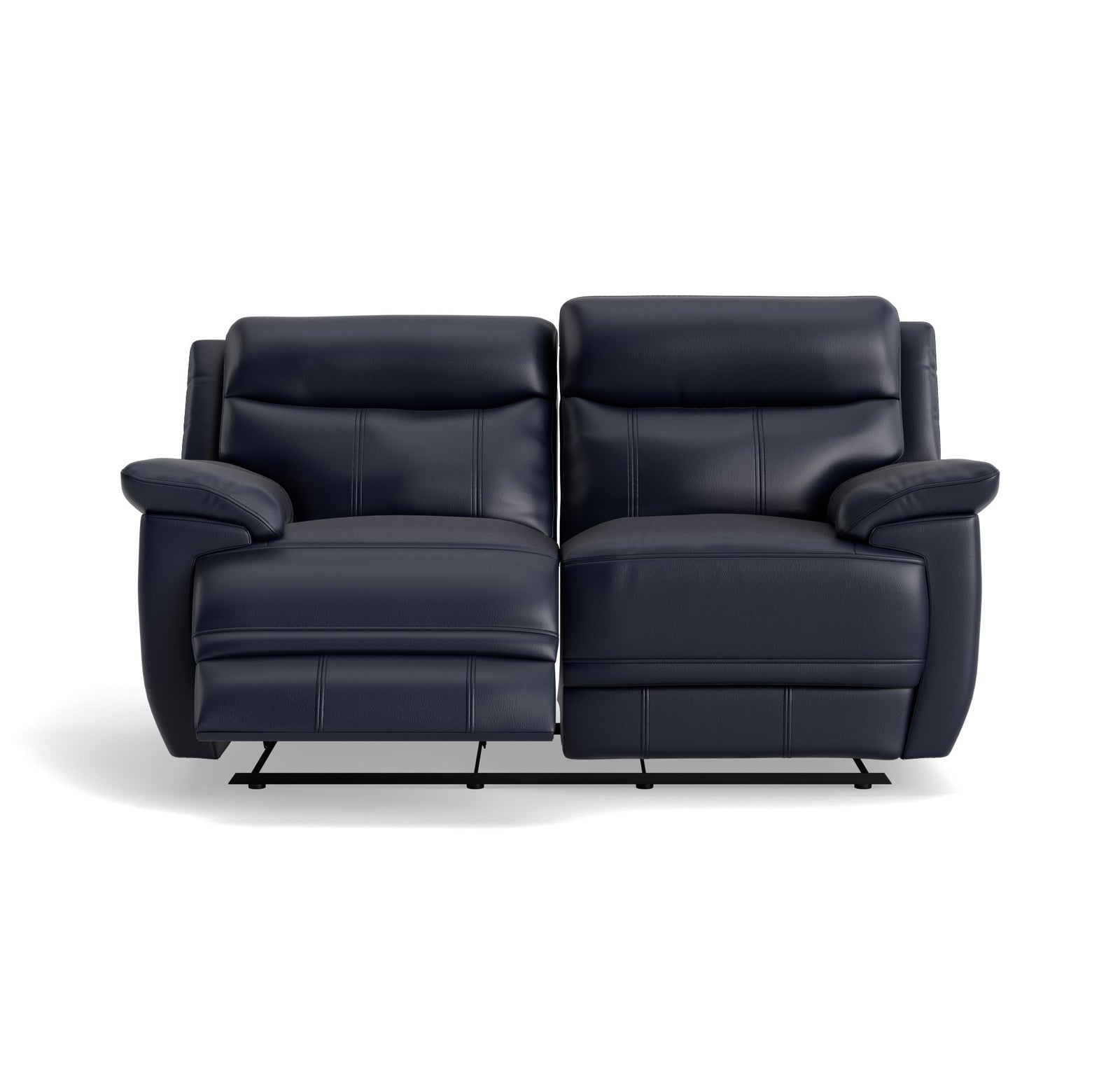 Tranquil 2 Seater Recliner Sofa - 2 Seater 2 Power Recliners Cat BX - Power Recliner with USB 2 Seater Sofas Sterling Home 9 BXS-036C NAVY